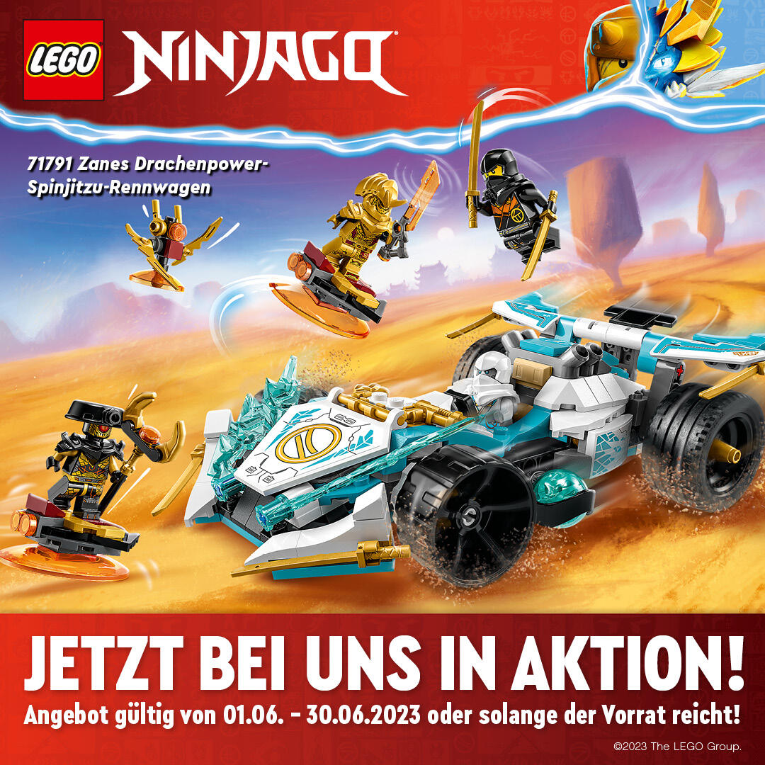 LEGO® Ninjago Zanes Drachenpower-Spinjitzu-Rennwagen (71791)