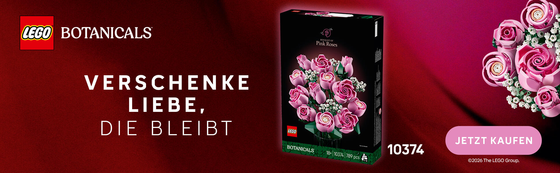 Verschenke LEGO Blumen statt Blumen!