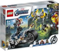LEGO&reg; Marvel Super Heroes Avengers Speeder-Bike Attacke (76142)