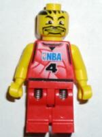 NBA player, Number 4 with Red Legs