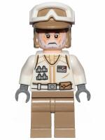 Hoth Rebel Trooper White Uniform, Dark Tan Legs (White...