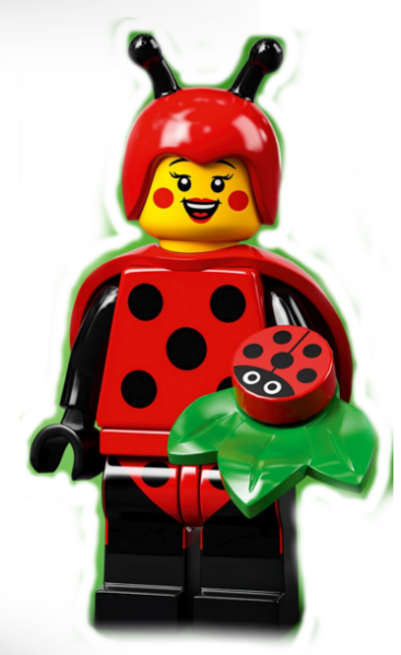 LEGO&reg; Minifiguren Serie 21 (71029) Frau im Marienk&auml;fer-Kost&uuml;m