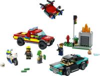 LEGO&reg; City Fire L&ouml;scheinsatz und Verfolgungsjagd...