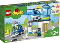 LEGO&reg; DUPLO&reg;  Polizeistation mit Hubschrauber...