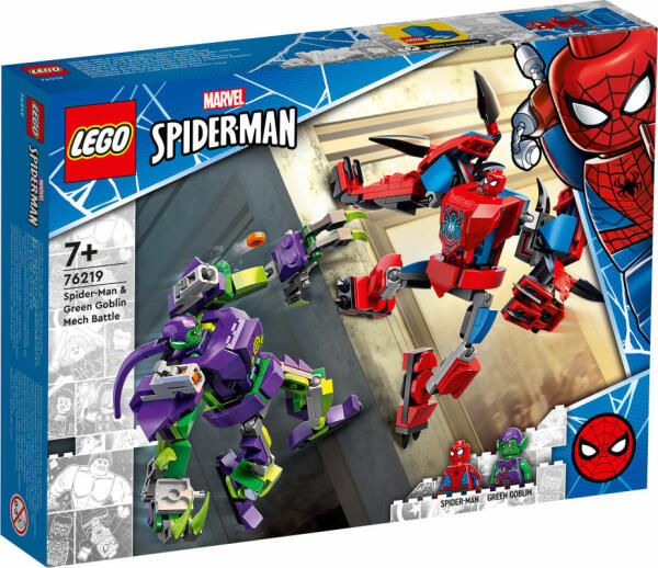 LEGO&reg; Super Heroes Spider-Mans und Green Goblins Mech-Duell (76219)