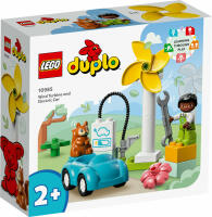 LEGO&reg; DUPLO Town Windrad und Elektroauto (10985)