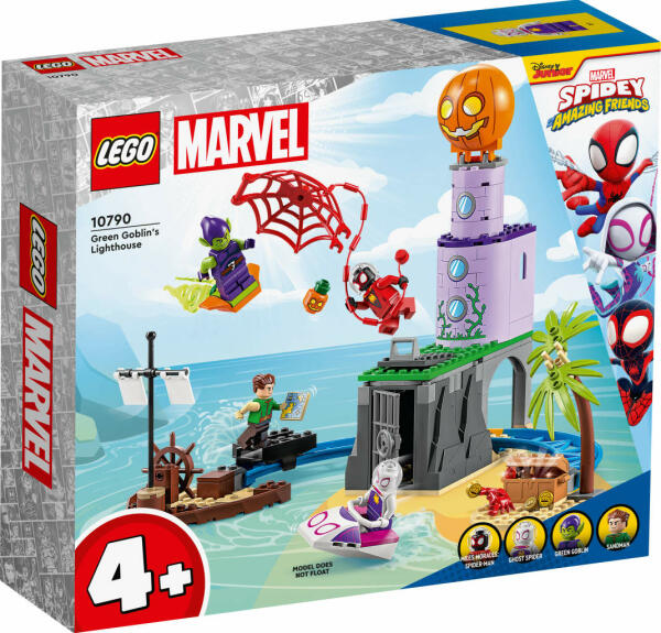 LEGO&reg; Spidey Spideys Team an Green Goblins Leuchtturm (10790)