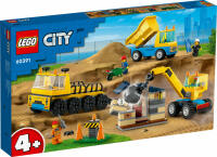LEGO&reg; LEGO City Baufahrzeuge und Kran mit Abrissbirne...