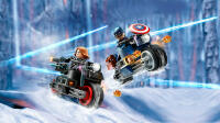 LEGO&reg; Super Heroes Black Widows &amp; Captain Americas Motorr&auml;der (76260)