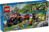 LEGO&reg; City Feuerwehrgel&auml;ndewagen mit Rettungsboot (60412)