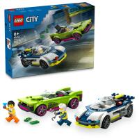 LEGO&reg; City Verfolgungsjagd mit Polizeiauto und Muscle Car (60415)