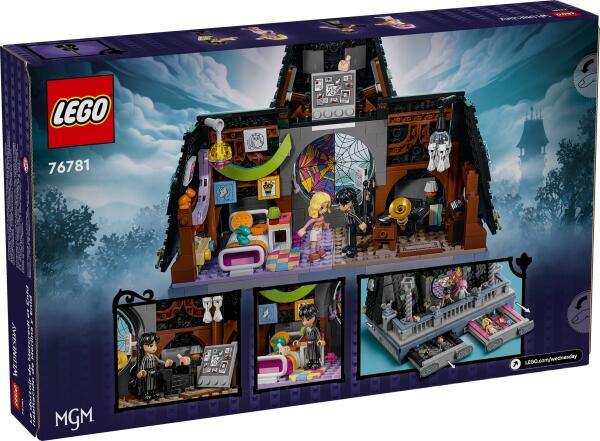 LEGO® Wednesday Addams Wednesdays und Enids Zimmer im Studentenwohnheim (76781)