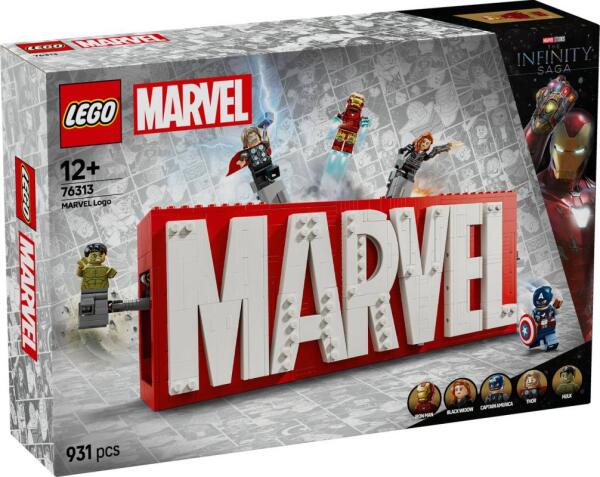 LEGO® Super Heroes MARVEL Logo & Minifiguren (76313)