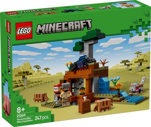 LEGO® Minecraft Die Expedition zur Gürteltiermine (21269)