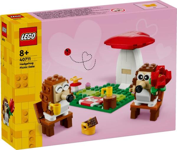 LEGO® Iconic Igel und ihr Picknick-Date (40711)