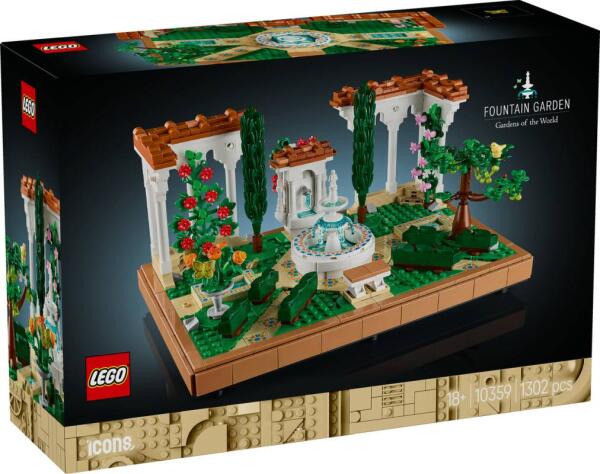 LEGO® Icons Springbrunnengarten (10359)