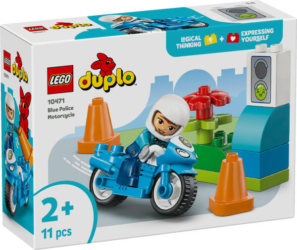 LEGO® DUPLO Blaues Polizeimotorrad (10471)
