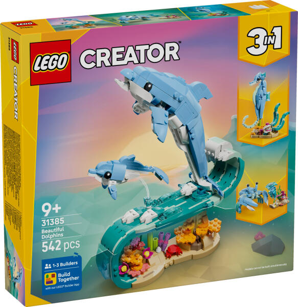 LEGO® Creator Meerestiere: Wunderschöne Delfine (31385)