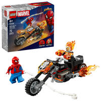 LEGO® Marvel Spider-Man vs. Ghost Rider auf seinem Motorrad (76335)