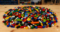 LEGO® 500 G Kiloware Konvolut | Steine Platten Räder Fenster Sonderteile