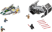 LEGO&reg; Star Wars Vaders TIE Advanced vs. A-Wing Starfighter (75150)