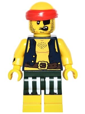 Scallywag Pirate, Series 16 (Minifigure Only without Stand and Accessories)