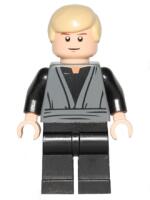 Luke Skywalker (Dark Bluish Gray Jedi Robe)