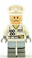 Hoth Rebel Trooper White Uniform (Tan Beard, Backpack)