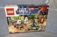 Lego Star Wars Endor Rebel Trooper & Imperial Trooper...