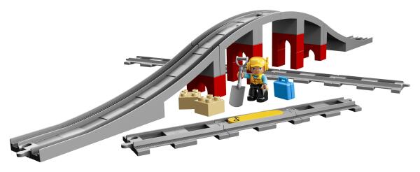 LEGO&reg; DUPLO&reg; Eisenbahnbr&uuml;cke und Schienen (10872)