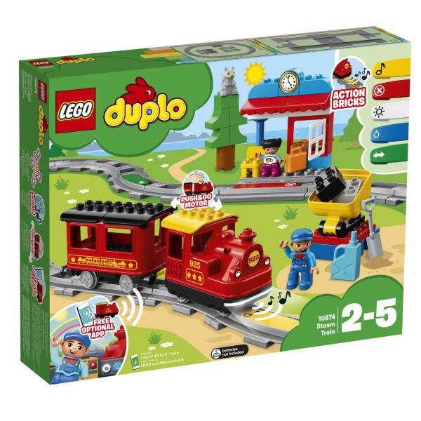 LEGO&reg; DUPLO&reg; Dampfeisenbahn (10874)